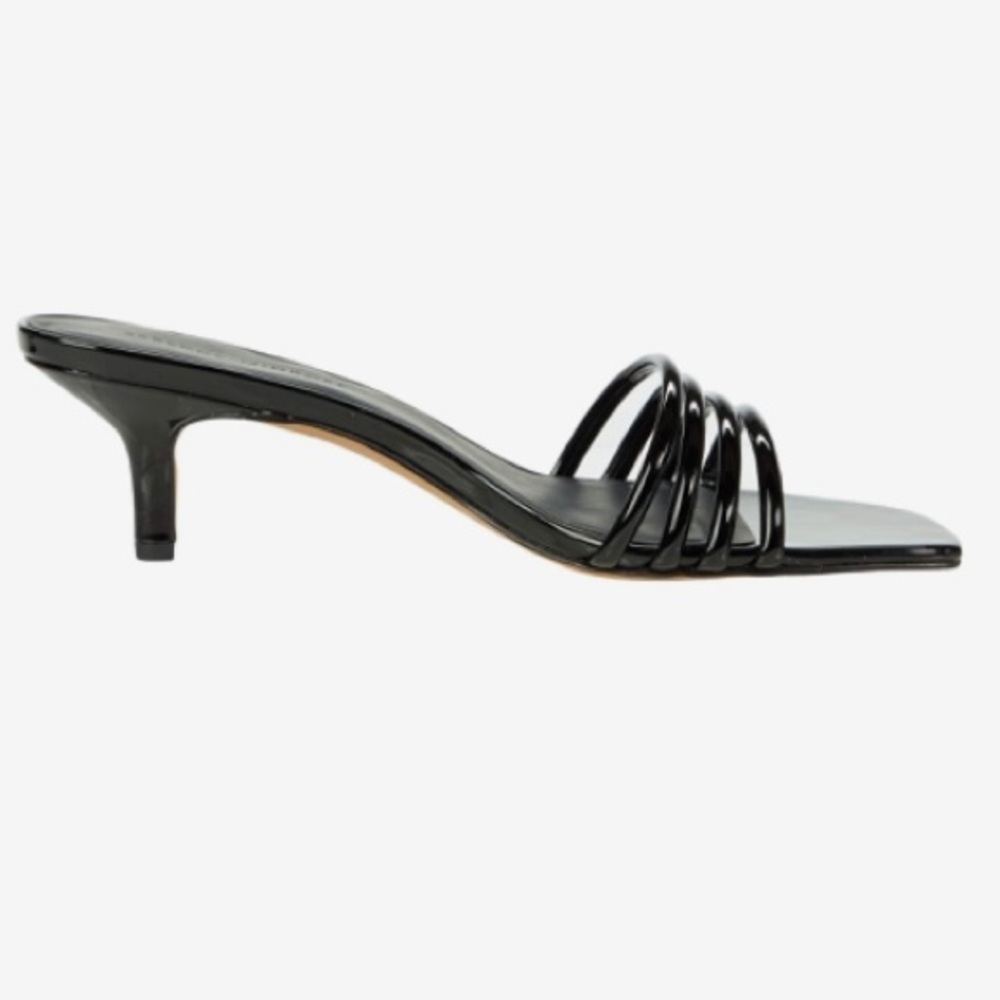 Rebecca Minkoff Decklynn black kitten heel mules - size 8.5 - worn once!
